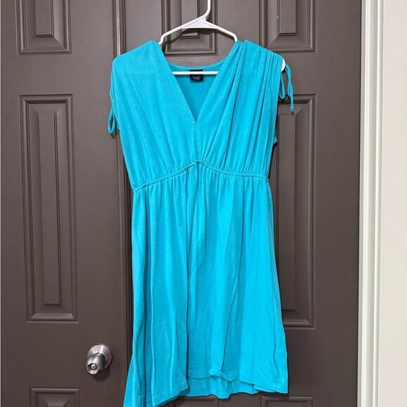 Faded Glory Turquoise Swim Cover-Up - Picture 2 of 2